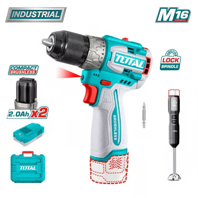 Дрель-шуруповерт с погружным блендером TOTAL TCKLI1628