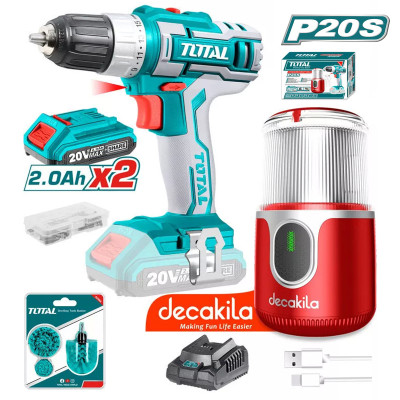 Дрель-шуруповерт и кофемолка Decakila TOTAL TOSLI23013