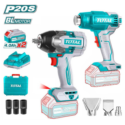 Набор аккумуляторного инструмента TOTAL TOSLI240489