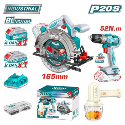 Набор аккумуляторных инструментов TOTAL TOSLI240583