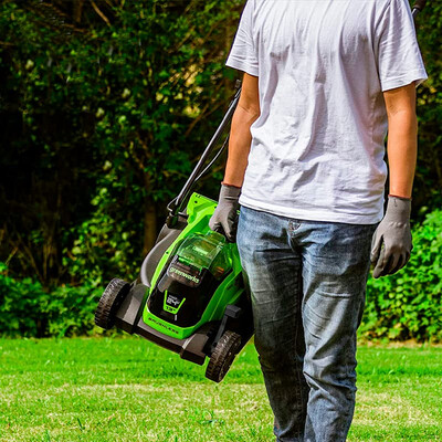 Газонокосилка аккумуляторная Greenworks 24V GD24LM33 (без АКБ и ЗУ) 33см