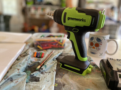 Фен строительный аккумуляторный Greenworks G24HG 24V (без АКБ и ЗУ)