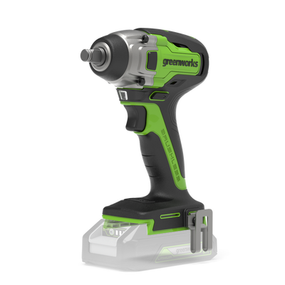 Гайковерт ударный аккумуляторный Greenworks 24V GD24IW400 (без АКБ и ЗУ) 400Нм