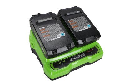 Зарядное устройство Greenworks 24V G24X2UC2 для 2-х аккумуляторов
