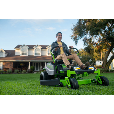 Райдер с нулевым радиусом разворота Greenworks 82V GC82ZT107 (без АКБ и ЗУ) 107 см