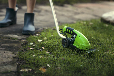 Ножницы аккумуляторные Greenworks 7.2V G7.2GS 2Aч с телескопической ручкой