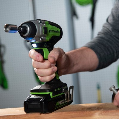 Винтоверт ударный аккумуляторный Greenworks 24V GD24ID3 (без АКБ и ЗУ)