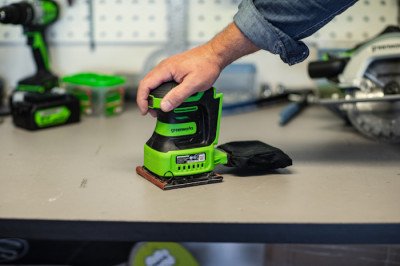 Плоскошлифовальная машина аккумуляторная Greenworks 24V G24SS14 (без АКБ и ЗУ)