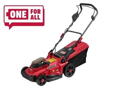 Газонокосилка аккумуляторная WORTEX CLM 3836 ALL1 XLT SOLO БЕСЩЁТ.ДВИГ., 18В+18В, шир.370 мм