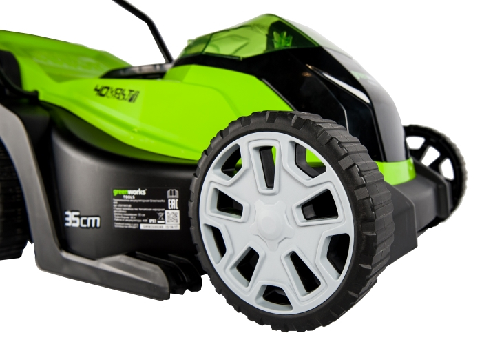 Газонокосилка аккумуляторная Greenworks 40V G40LM35 (без АКБ и ЗУ) 35см