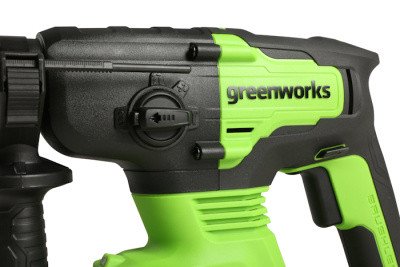 Перфоратор аккумуляторный Greenworks 24V GD24SDS2 (1хАКБ 4Ач и ЗУ) 2Дж в сумке