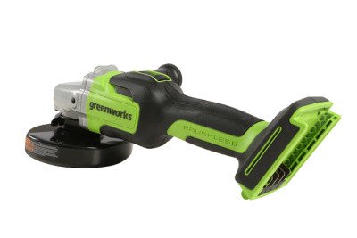 Угловая шлифовальная машина аккумуляторная Greenworks 24V GD24AGK2 (1хАКБ 2 Ач и ЗУ) в сумке