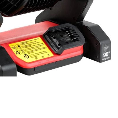 Вентилятор аккумуляторный, 20 В, 1200/1500/1800 об/мин, 0-45 °С, без АКБ и ЗУ