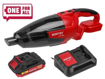 Аккум. пылесос WORTEX CVC 1860 в кор. SET ALL1 XLT 18 В, автомобильный, 1х2А*ч