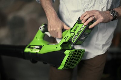 Воздуходув аккумуляторный Greenworks 40V G40AB (без АКБ и ЗУ)