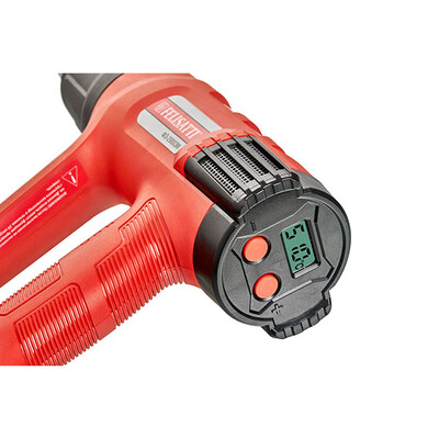 Фен строительный 2000 Вт,ЖК-Индикатор температуры, 6 шт. насадок в комплекте