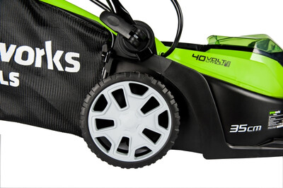 Газонокосилка аккумуляторная Greenworks 40V G40LM35 (без АКБ и ЗУ) 35см
