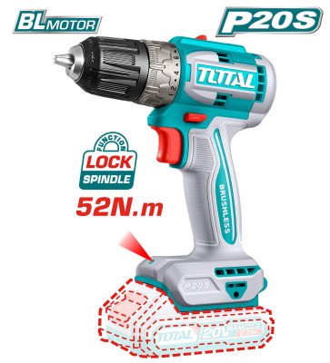 Набор аккумуляторного инструмента TOTAL TCKLI20272