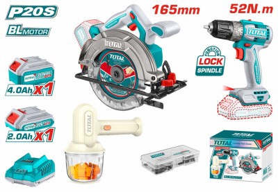 Набор аккумуляторных инструментов TOTAL TOSLI240583