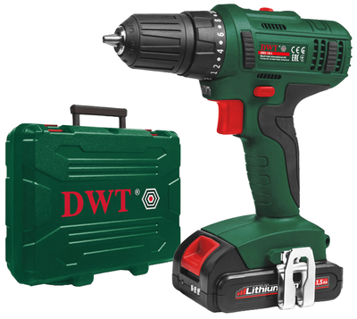 Дрель-шуруповерт аккумуляторная DWT ABS-18 L-2 BMC