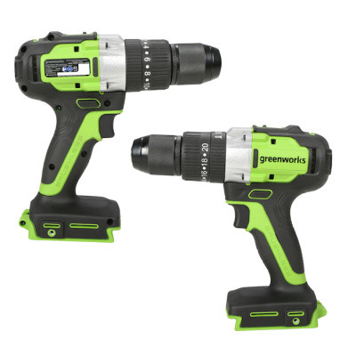 Дрель-шуруповерт ударная аккумуляторная Greenworks 24V GD24DD60 (без АКБ и ЗУ) 60Нм