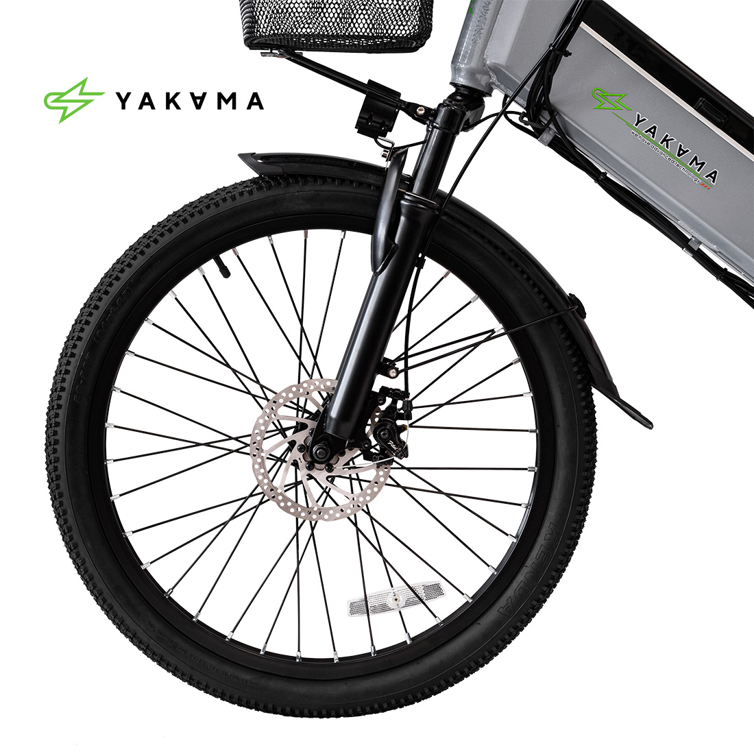 Электровелосипед Yakama S3 СЕРЫЙ