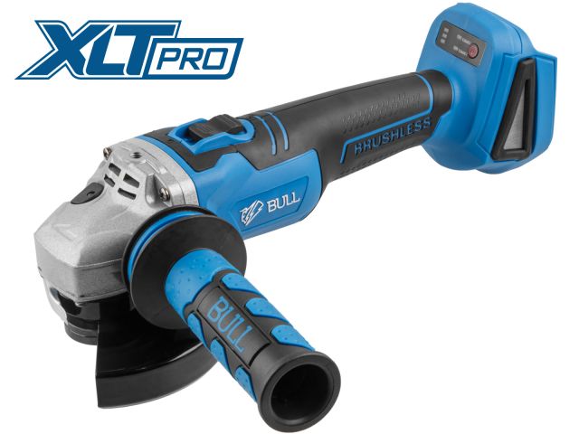 Аккум. углошлифмашина BULL CSG 1812 R в кор. XLTpro SOLO БЕСЩЕТ, 125 мм, рег. об., 8000 об/мин
