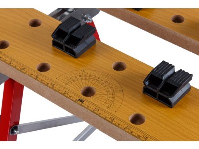 Верстак складной WORTEX WB 1560 в кор.МДФ, 605x640x800 мм, регулировка столешницы