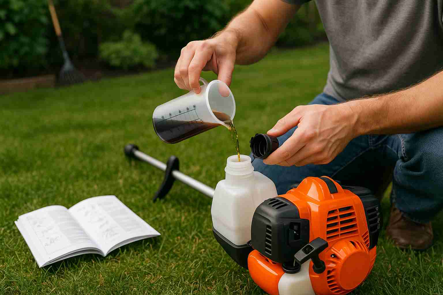 Как правильно обкатать новый бензиновый триммер